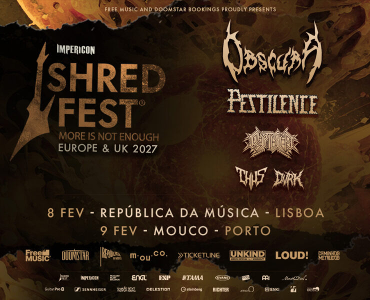SHRED Fest – Obscura + Pestilence + 3 bands – Live in Lisbon